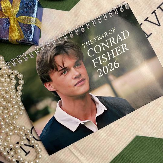 Discover Fisher 2026 Wall Calendar, Gift For Her, Funny Movie Calendar 2026, New Year Room Decor