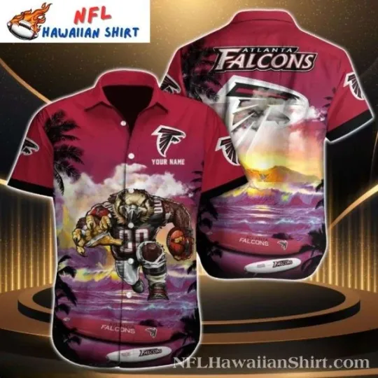 Discover Sundown Tackle Atlanta Customizable Tropical Hawaiian Shirt
