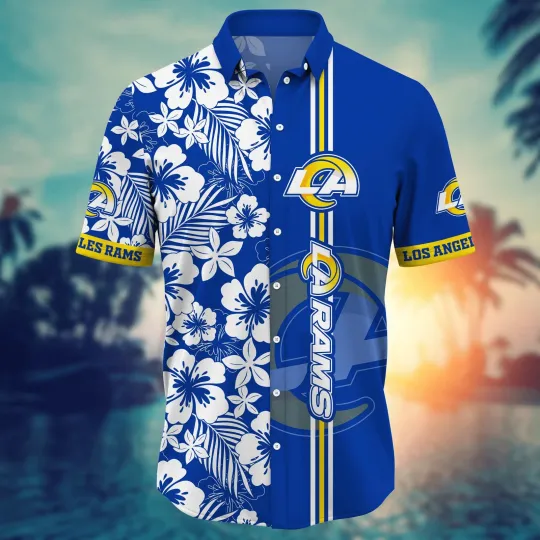 Discover Los Angeles football Hawaiian Shirt Firefliestime Aloha Shirt