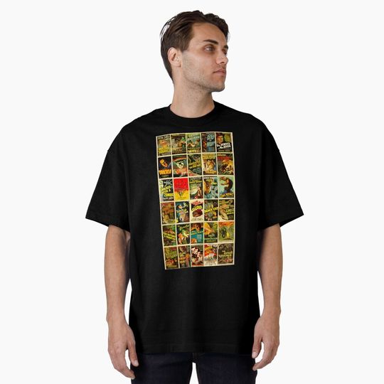 Discover Vintage Classic Horror Monster Movie Posters T-Shirt