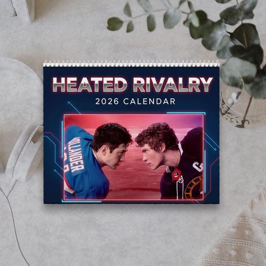 Discover Heated Movie 2026 Wall Calendar, Heated Movie Fan Gift for Fan Merchandise, Sports Drama Fan Gift Calendar, Heated Movie Hockey Gift