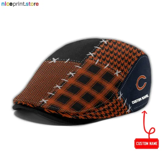 Discover Chicago Team Bears Jeff Cap Bears football Driver Cap Golf Cap football Flat Cap for Men