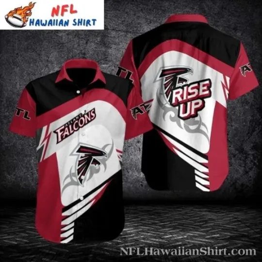 Discover Rise Up Swirl Atlanta Falconsss Hawaiian Shirt Mens