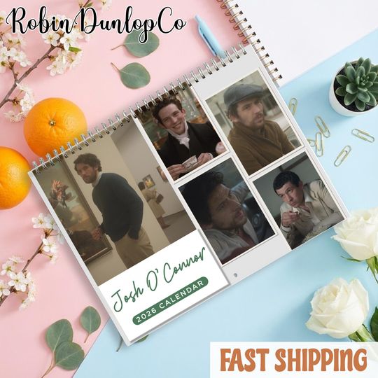 Discover Connor Actor Wall Calendar 2026, Connor Actor New Year Calendar, Connor Actor Fan Calendar Gift