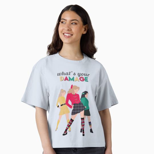 Discover What's Your Damage? - Heathers the Musical Boxy T-Shirt