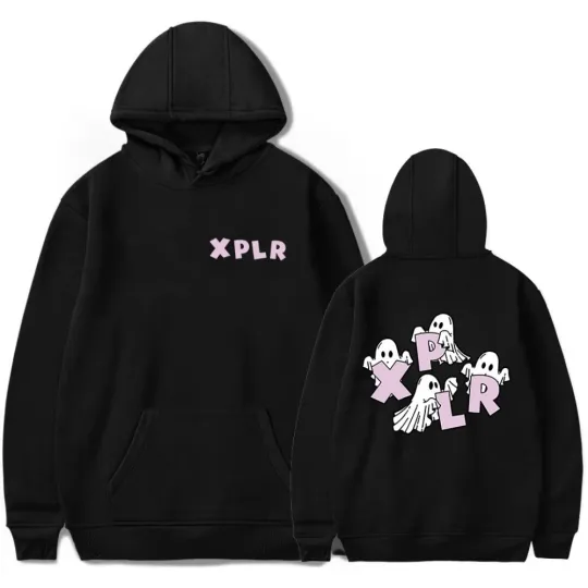 Discover XPLR Sam and Colby Ghost Merch Hoodies Unisex Hooded Sweatshirt Casual Clothing