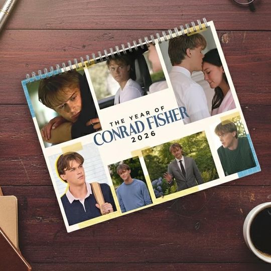 Discover A Year Of Conrrrad Calendar 2026, The Summer Turned Pretty Wall Calendar, Funny Movie Calendar 2026, New Year Room Decor