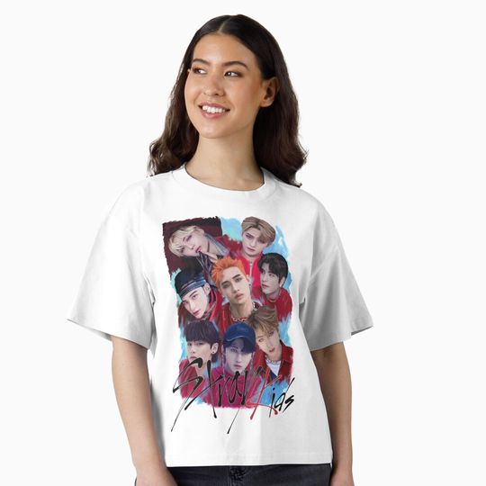 Discover Stray kids Fanart NOEASY- kpop illustration  Boxy T-Shirt