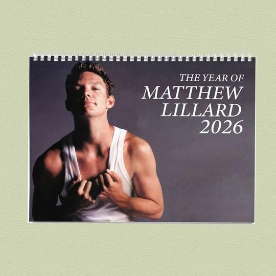 Discover Matthew Lillard 2026 Wall Calendar, Stu Macher New Year Calendar And Planner, Unique Christmas Gift, Calendar Gift, Holiday Gift Ideas