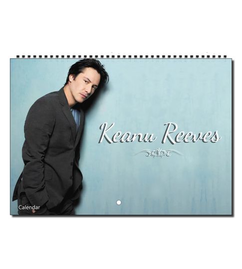 Discover keanu Reeves | 2026/27 | Choose Start Months/Year | Large Full Planner | Full Photo Personalised Wall Calendar