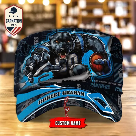 Carolina-Panthers Military Cap football Trucker Cap Baseball Cap Panthers Cap