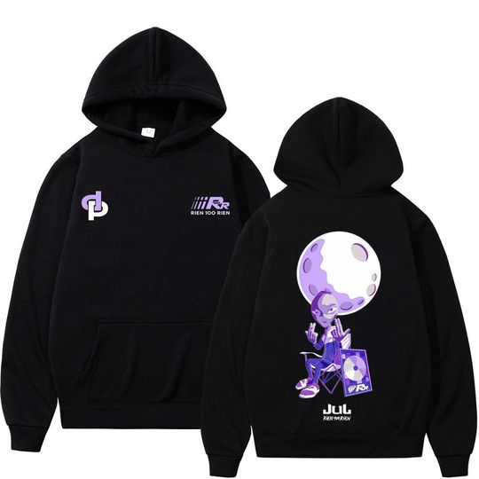 Discover France Rapper Jul Rien 100 Rien Album Merch Hoodies Men Women Clothing Fashion Hip Hop Long-sleeved Sweatshirt Casual Pullovers