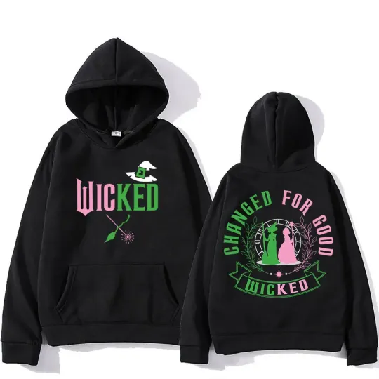 Discover Wicked autumn and winter manga hooded retro sweatshirt Funko Pop comfortable friend overcomes Sudaderas casual pullover