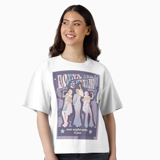 Discover Donna and the Dynamos Concert Poster Boxy T-Shirt