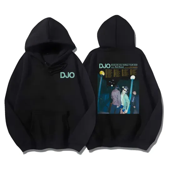 Discover Joe Keery Djo Back on You World Tour 2025 Casual hoodie for Men Harajuku Retro Y2K fashion Hoodie