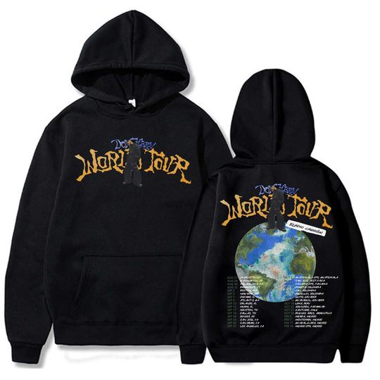 Discover Eladio Carrion DON KBRN World Tour 2025/2026 Hoodie Harajuku Pullover Tops Man Woman Sweatshirt Fans Gift