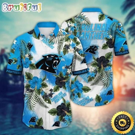 Discover football Carolina Hawaiian Shirt Flower Trendy Floral Shirt