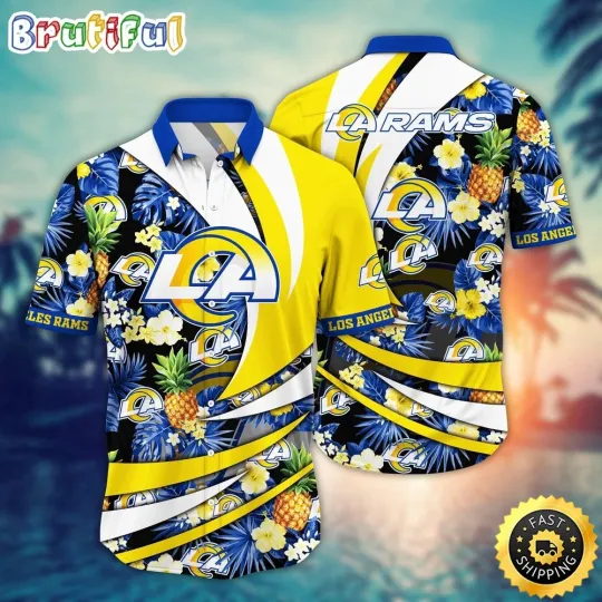 Discover football Los Angeles Hawaiian Shirt Flower Classic Hawaii Shirt