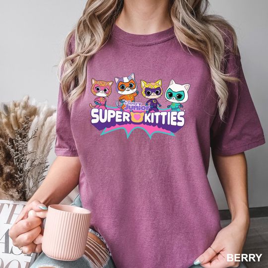 Discover Disney Super Kitties Shirt, Comfort Colors, Buddy Bitsy Ginny Sparks Kitties Cat Shirt,Disneyland Girls Trip Shirt, Disney Kids Shirt,133563