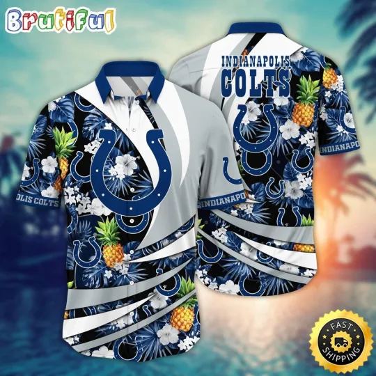 Discover football Indianapolis Hawaiian Shirt Flower Classic Hawaii Shirt
