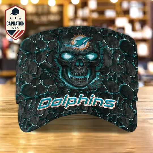 Miami-Dolphins Military Cap football Army Cap football Trucker Hat Military For Men