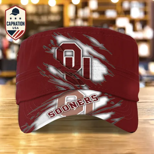 Oklahoma-Sooners Military Cap NCAA Trucker Hat NCAA Army Cap Gift For Men