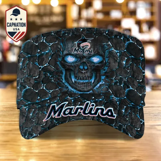 Discover Miami-Marlins Military Cap