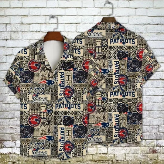 Discover New England Football Inspired Hawaiian Shirt