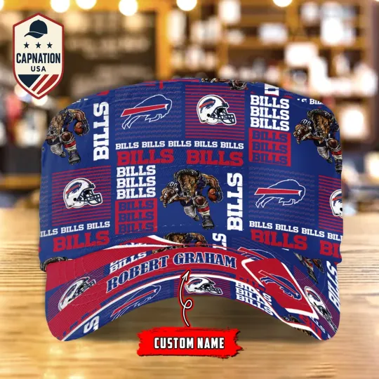 Buffalo-Bills Military Cap football Trucker Hat football Army Cap football Adjustable Hat