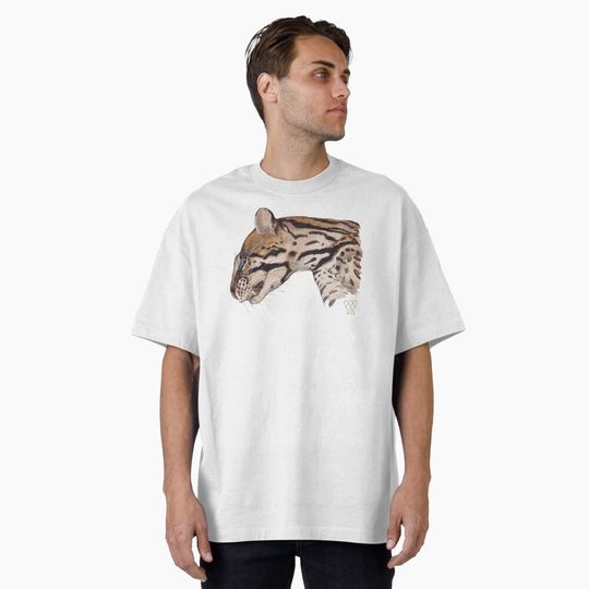 Discover Margay Cat Oversized T-Shirt