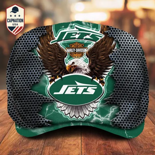 Discover New York Team Jets Jeff Cap football Jeff Cap Newsboy Cap Harley Golf Cap For Men