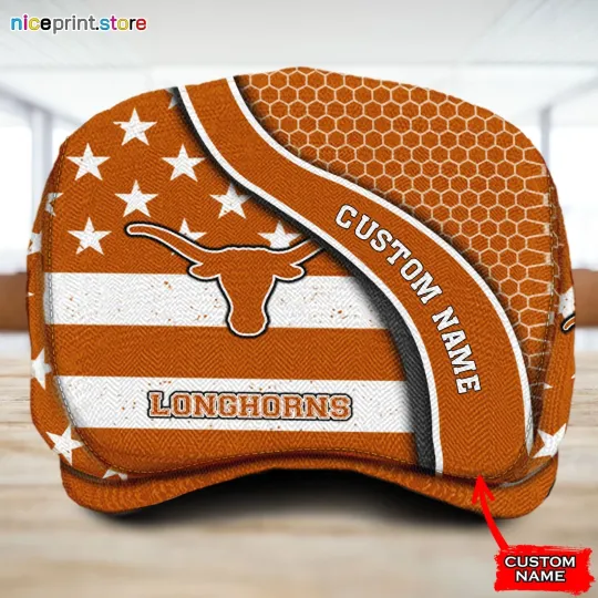 Discover Texa*s Team Longho*rns Jeff Cap N*CAA Golf Cap NCA*A Driving Cap Newsboy Cap28