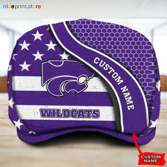 Discover Kansas*State Team Wildcat*s Jeff Cap NC*AA Golf Cap Driving Cap Newsboy Cap28