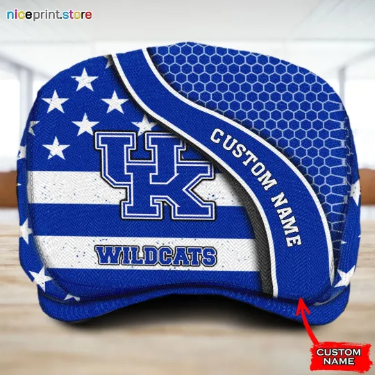 Discover Kentu*cky Team Wildcat*s Jeff Cap NC*AA Golf Cap N*CAA Driving Cap Newsboy Cap28