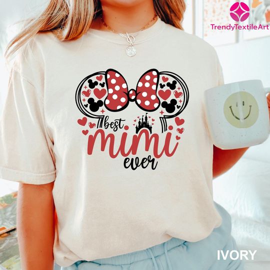 Discover Disney Minnie Mouse T-Shirt with Minnie Ears for Women