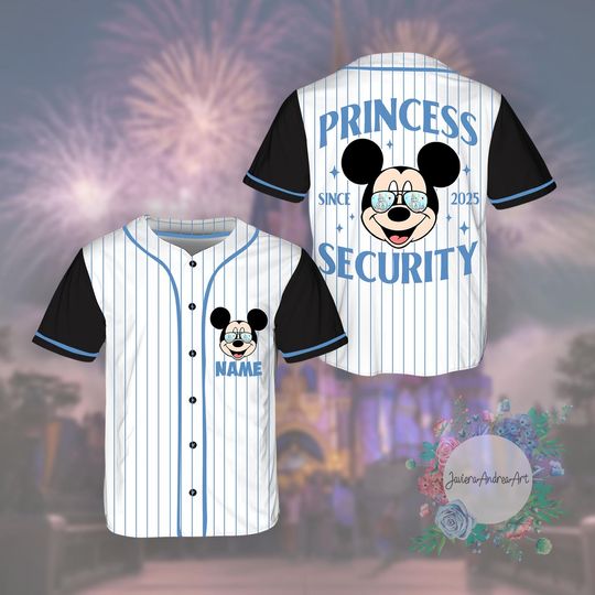 Discover Retro Disneyland Dad Baseball Jersey, Mickey Mouse Princess Jersey, Mickey Gift Dad Shirt.