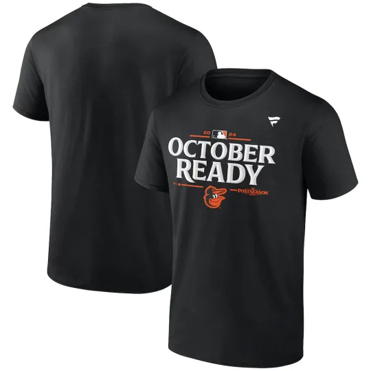 Baltimore Orioles Fanatics 2024 Locker Room T-Shirt October Ready Lot