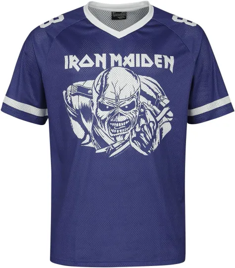 Iron Maiden The Trooper Men's Mesh Football Jersey