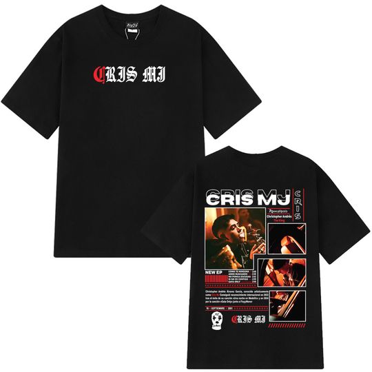 Discover Rapper CRIS MJ Album Tour 2026 Graphics T Shirt