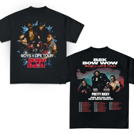 Discover Bow Wow X B2K Boys 4 Life Tour Unisex T Shirt 2026