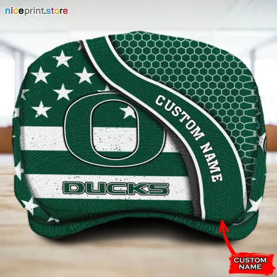 Discover Oregon Team Duck Bill Jeff Cap Golf Cap Driving Cap Newsboy Cap