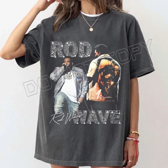 Discover Colors Rod Wave the Redemption Experience Tour 2026 Shirt, Retro Rod Wave Rapper