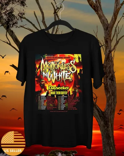 Discover Motionless In White EU UK 2026 TOur T Shirt