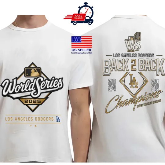 Discover Los Angeles Dodgers 2025 World Series Champions T-Shirt