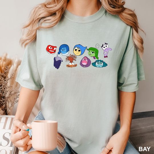 Discover Pixar Inside Out Shirt,Comfort Colors,Inside Out Feelings Shirt, Inside Out 2, Disney Inside Out, Disneyland Shirt,Disneyworld Shirts,132021