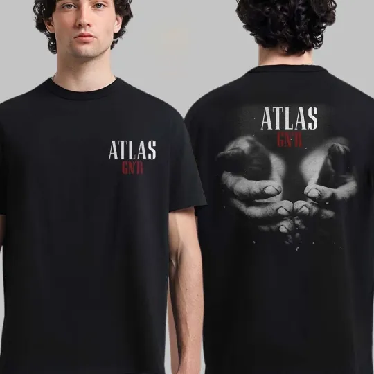 Discover Roses Nightrain Exclusive Atlas Merchandise Two Sided T-Shirt