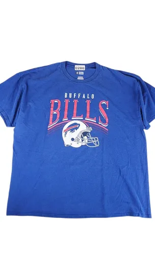 Discover football Team Apparel Buffalo Bills Helmet Shirt Mens Size 2XL