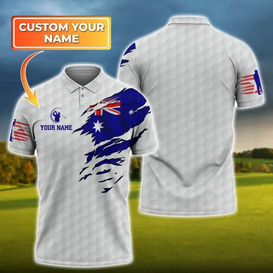 Discover Customized Name Golf Polo Golf Polo Shirt 3D Polo Shirts For Golf Lovers