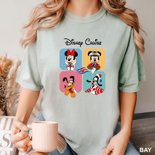 Discover Disney Cruise Mickey And Team Shirt, Comfort Colors Disney Shirt, Family Cruise Shirt