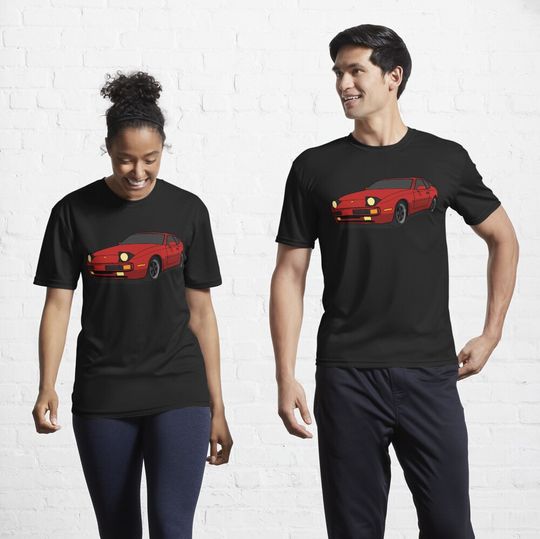 Discover Porsche 944 Guards Red Active T-Shirt
